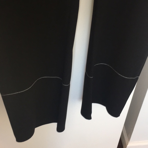 Zara Woman Contrasting Topstitching Palazzo Pants - Picture 5 of 7